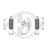 DIEDERICHS 8692001 Dryer, air conditioning